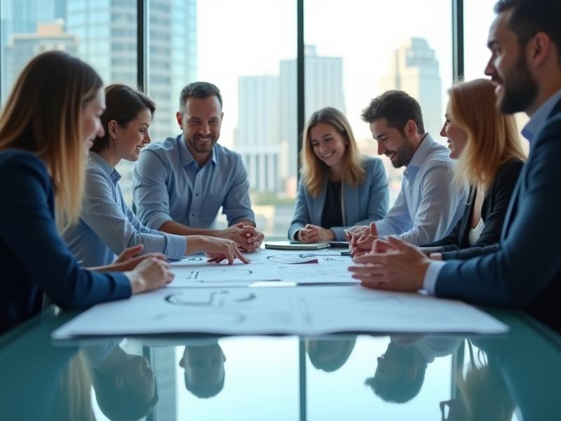 The diverse NovaSculpt engineering and strategy team collaborating in their Atlanta office