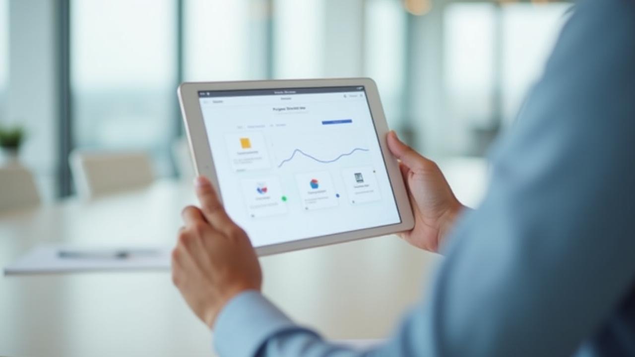 Client portal interface for project tracking